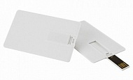 Флэш-накопитель Card 8352, пластик, белый, без подсветки 512 Мб